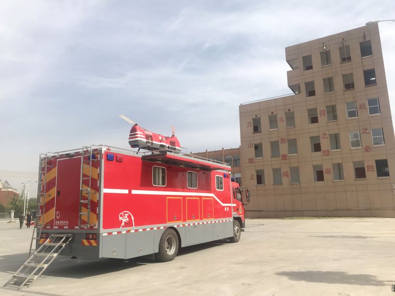 ag九游会登陆j9入口消防科技赴漯河参加消防无人机灭火救援装备技术交流活动